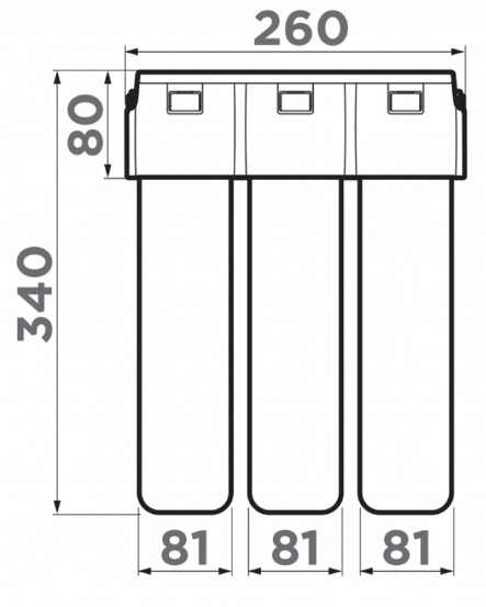 Габариты OMOIKIRI Pure Drop 1.0